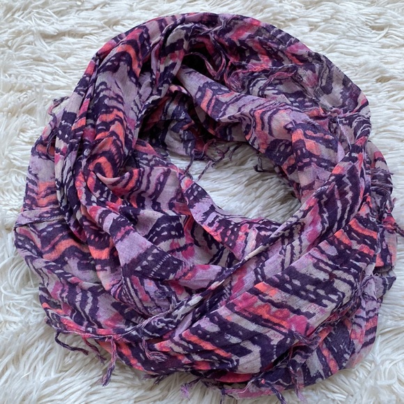 American Eagle Outfitters Infinity Scarf 💗 Purple & Pink - Picture 3 of 9